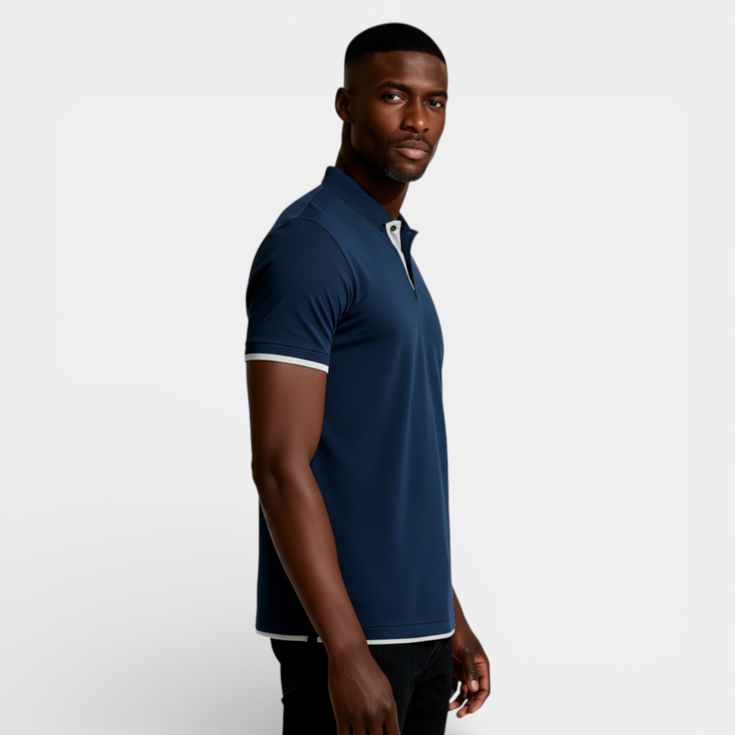 Short Sleeve Polo Shirt Pullover Regular Fit for Men