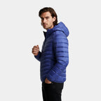 Hooded Quilted Puffer Jacket Lightweight Regular Fit for Men
