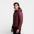 Hooded Quilted Puffer Jacket Lightweight Regular Fit for Men