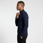 Long Sleeve Quarter-Zip Shirt Slim Fit for Men