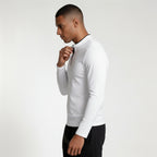 Long Sleeve Quarter-Zip Shirt Slim Fit for Men
