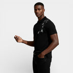 Short Sleeve Knit Polo Shirt Collared for Men