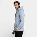 Waffle Texture Hooded Pullover Sweatshirt Regular Fit for Men