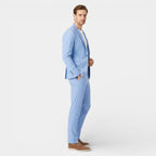 Slim Fit Two-Piece Tailored Suit Set for Men