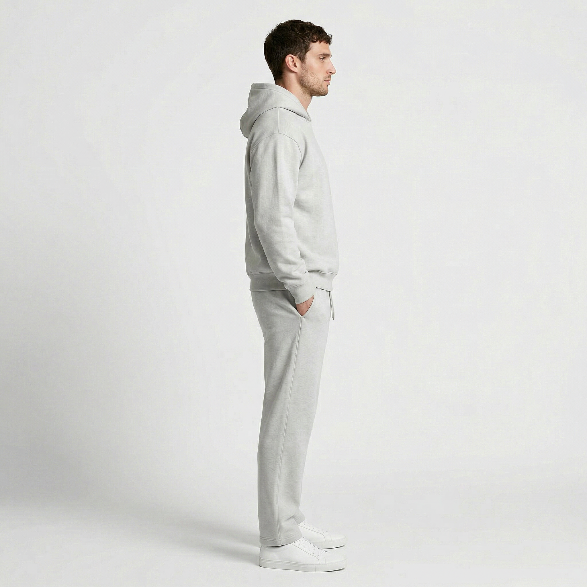 Hooded Sweater Matching Set Regular Fit for Men