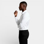 Slim Fit Long Sleeve Button-Up Shirt for Men