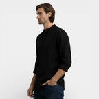 Button-Up Stand Collar Shirt Regular Fit for Men