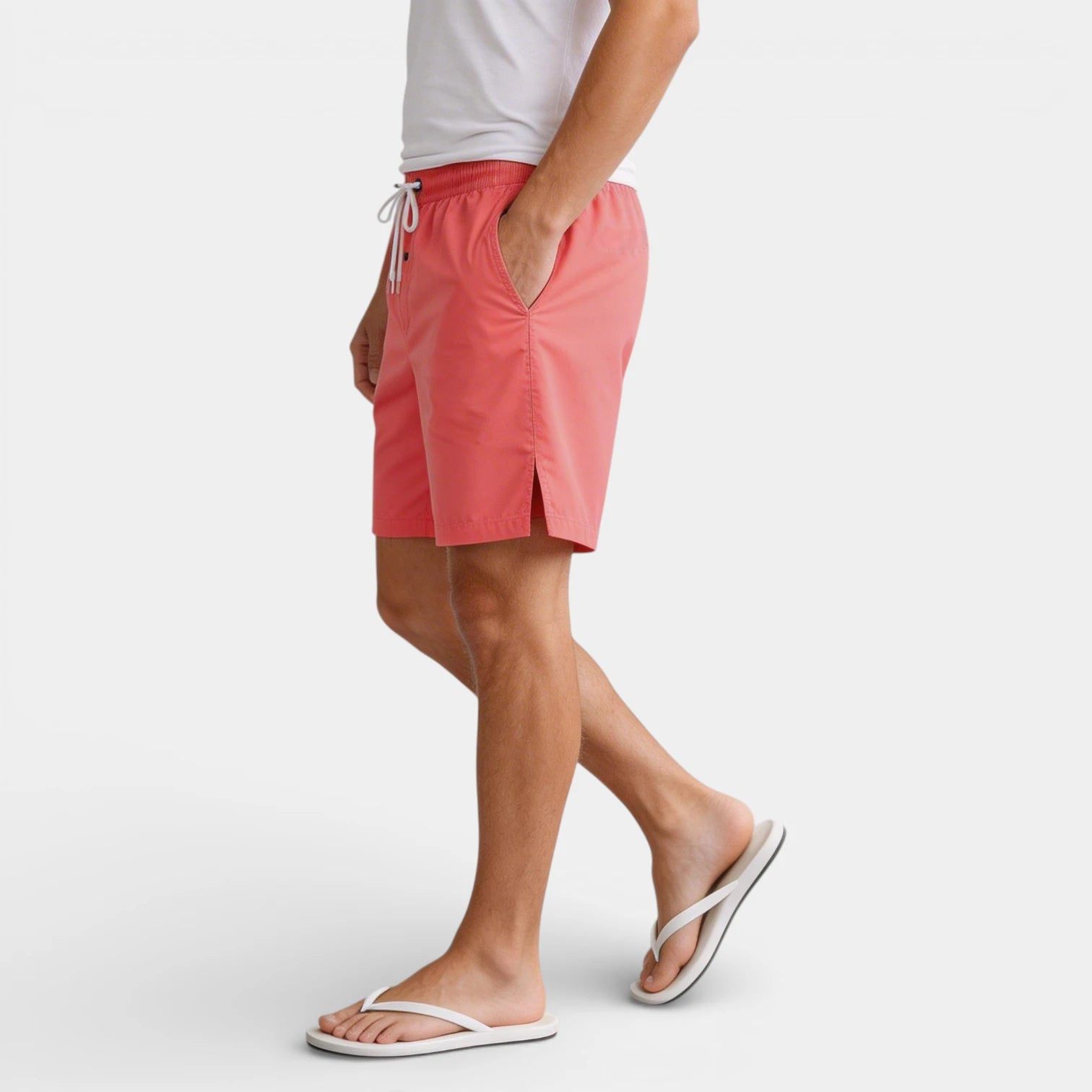 Drawstring Waist Shorts Regular Fit for Men