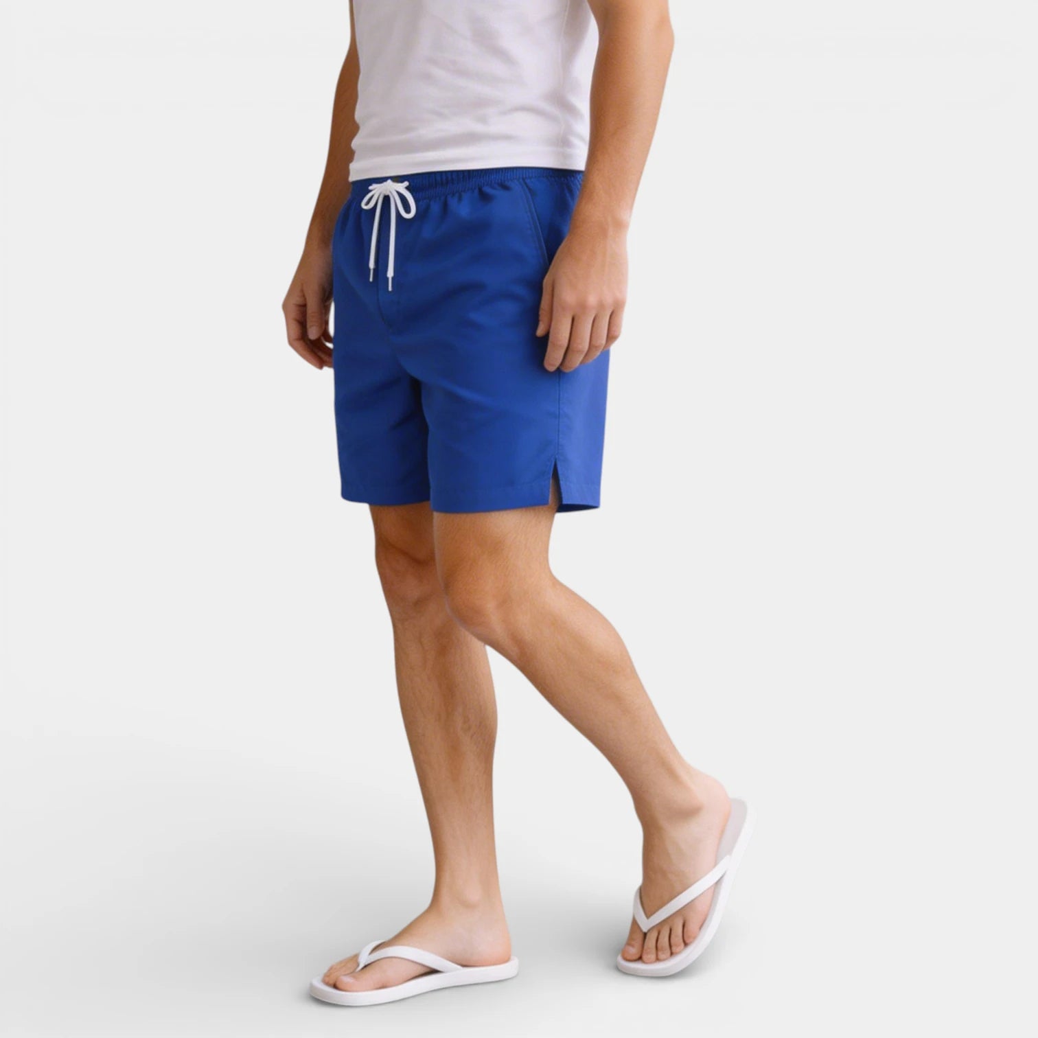 Drawstring Waist Shorts Regular Fit for Men