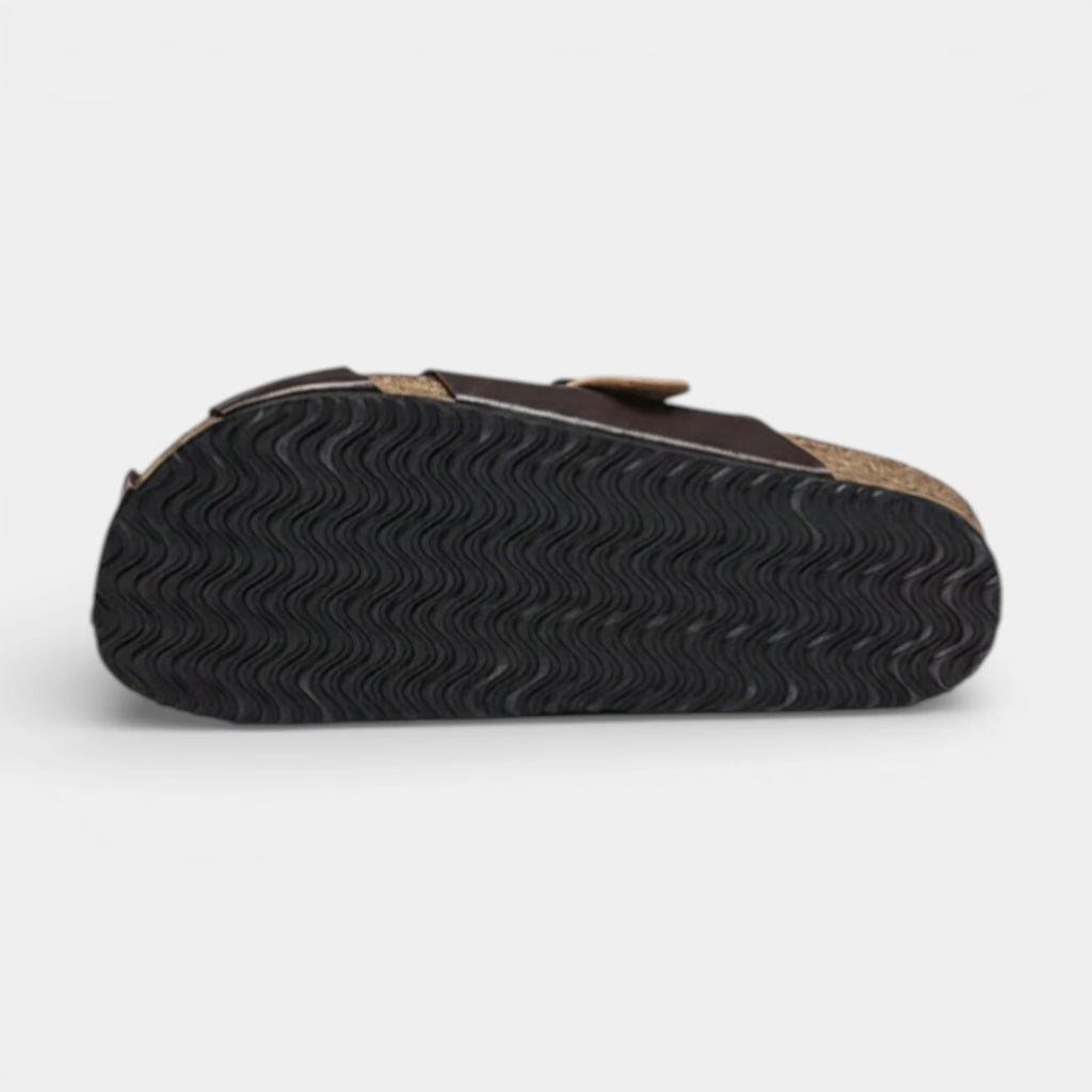 Open Toe Slide Sandals Buckle Strap for Men