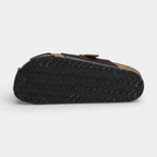 Open Toe Slide Sandals Buckle Strap for Men