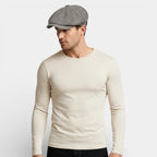 Multi-Panel Newsboy Cap Curved Brim for Men