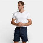 Chino Shorts Straight Fit Flat Front for Men