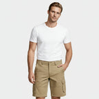Cargo Shorts Straight Fit Multi-Pocket Utility for Men