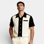 Short Sleeve Button-Up Shirt Regular Fit for Men