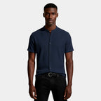 Textured Short Sleeve Button-Up Shirt Regular Fit for Men