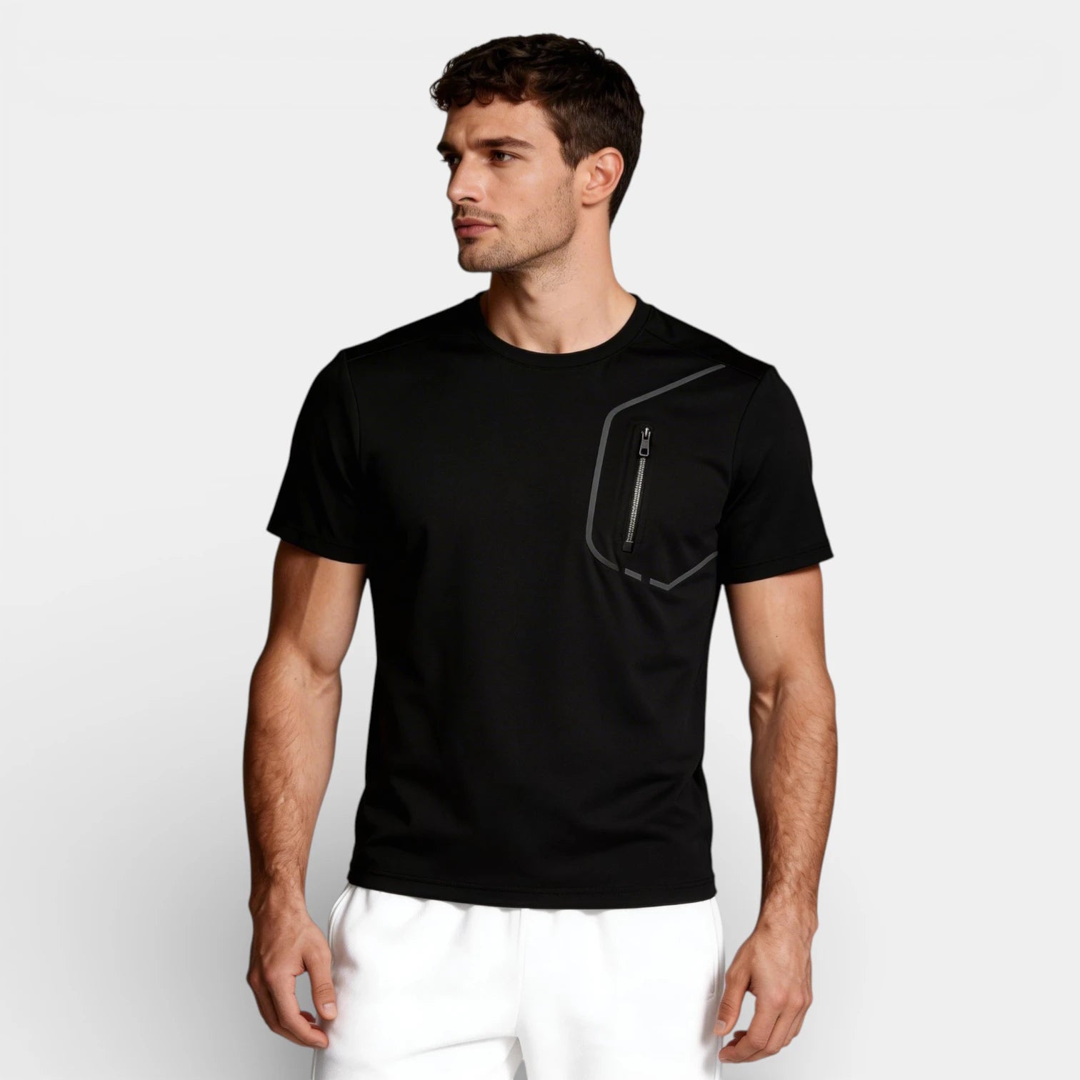 Crew Neck Running T-Shirt Short Sleeve for Men