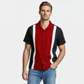 Short Sleeve Camp Collar Button-Up Shirt for Men