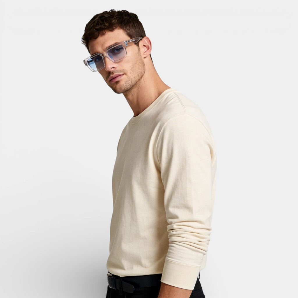Square Frame Tinted Lens Sunglasses for Men