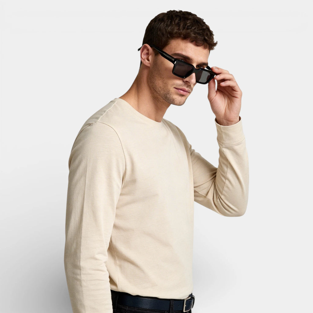 Square Frame Tinted Lens Sunglasses for Men