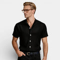 Short Sleeve Button-Up Shirt Regular Fit for Men