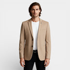 Two-Button Notch Lapel Blazer With Pin for Men