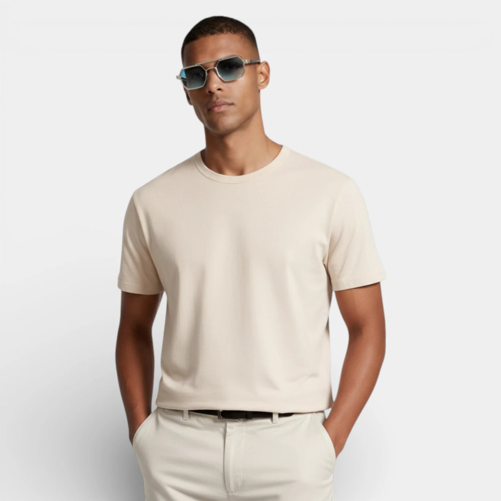 Geometric Metal Frame Sunglasses Double Bridge for Men
