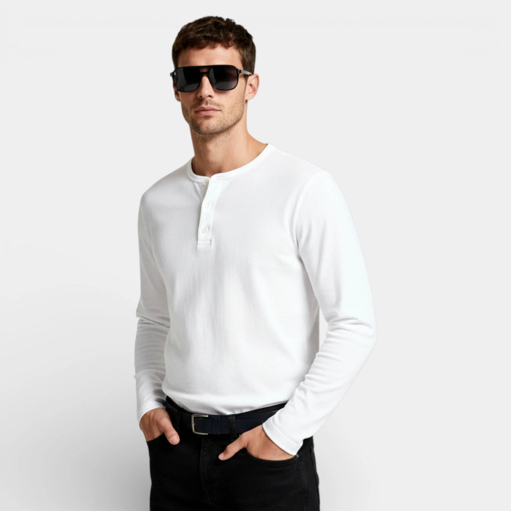 Square Aviator Sunglasses Double Bridge Black Frame for Men