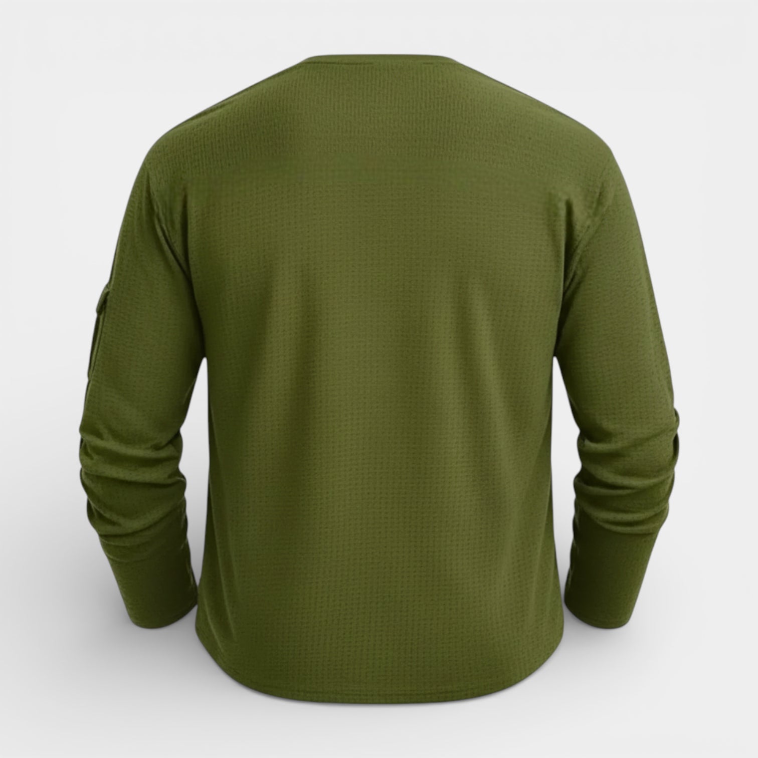 Long Sleeve Knit Henley Shirt Regular Fit for Men