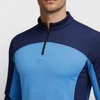 Quarter-Zip Pullover Stand Collar Regular Fit for Men