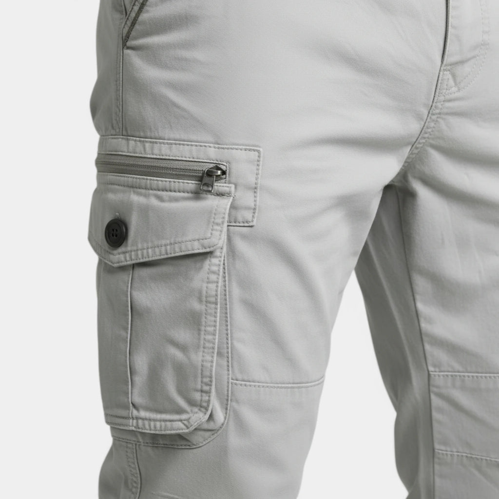 Cargo Jogger Pants Drawstring Tapered Fit for Men