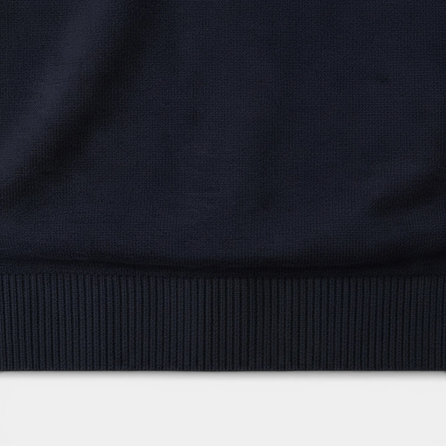 V-Neck Knit Sweater Vest Ribbed Trim Regular Fit for Men