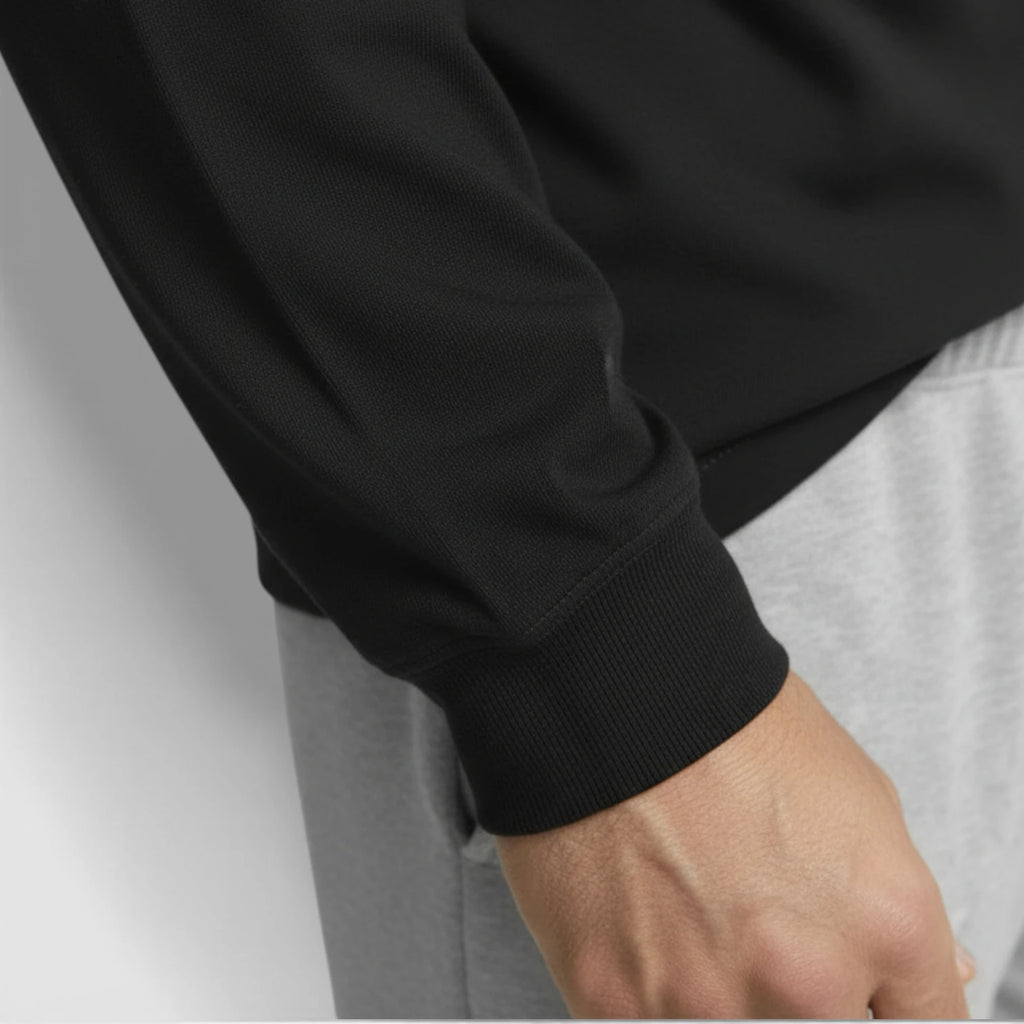 Mock Neck Long Sleeve Pullover Slim Fit for Men