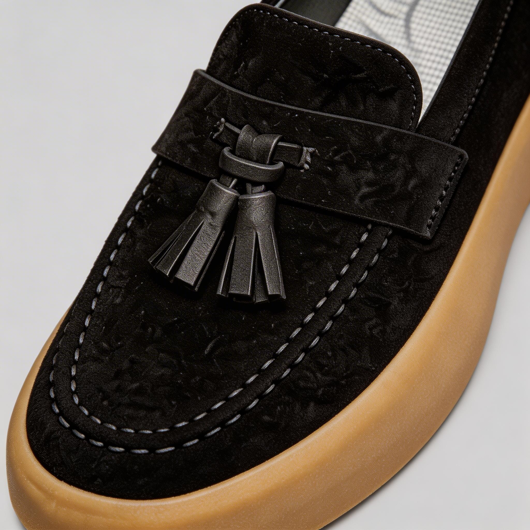 Tassel Penny Loafers Thick Sole Slip-On for Men