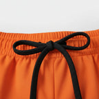 Athletic T-Shirt Drawstring Shorts Two-Piece Set for Men