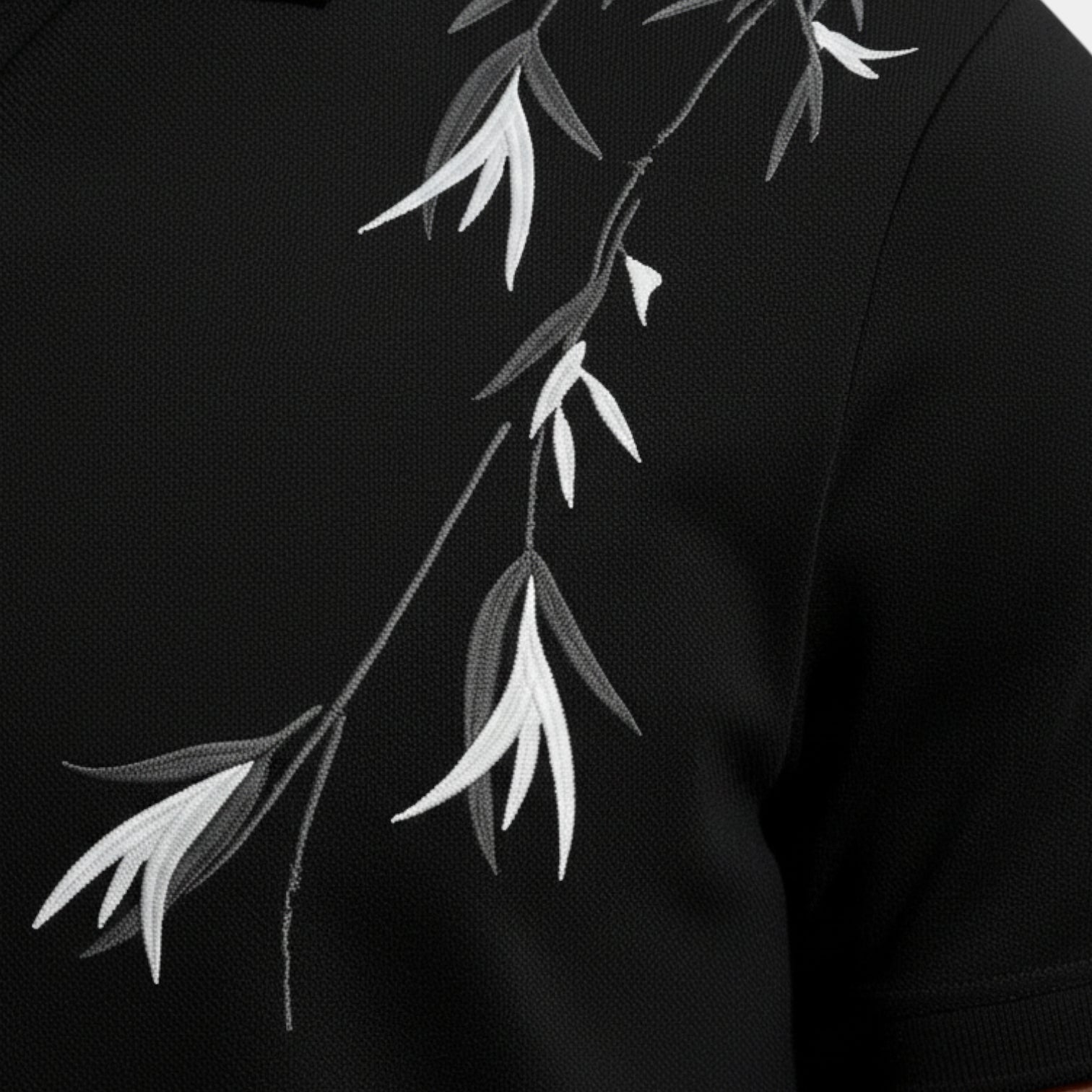 Short Sleeve Knit Polo Shirt Collared for Men