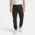 Cargo Jogger Pants Drawstring Tapered Fit for Men