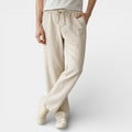 Drawstring Straight Leg Pants Elastic Waist for Men