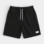 Corduroy Drawstring Shorts Elastic Waist Relaxed Fit for Men