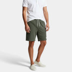 Corduroy Drawstring Shorts Elastic Waist Relaxed Fit for Men
