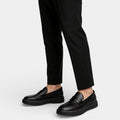 Round Toe Slip-On Penny Loafers for Men