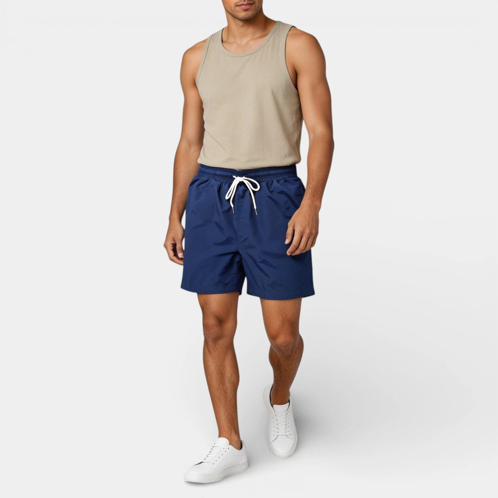Drawstring Swim Shorts Quick-Dry for Men