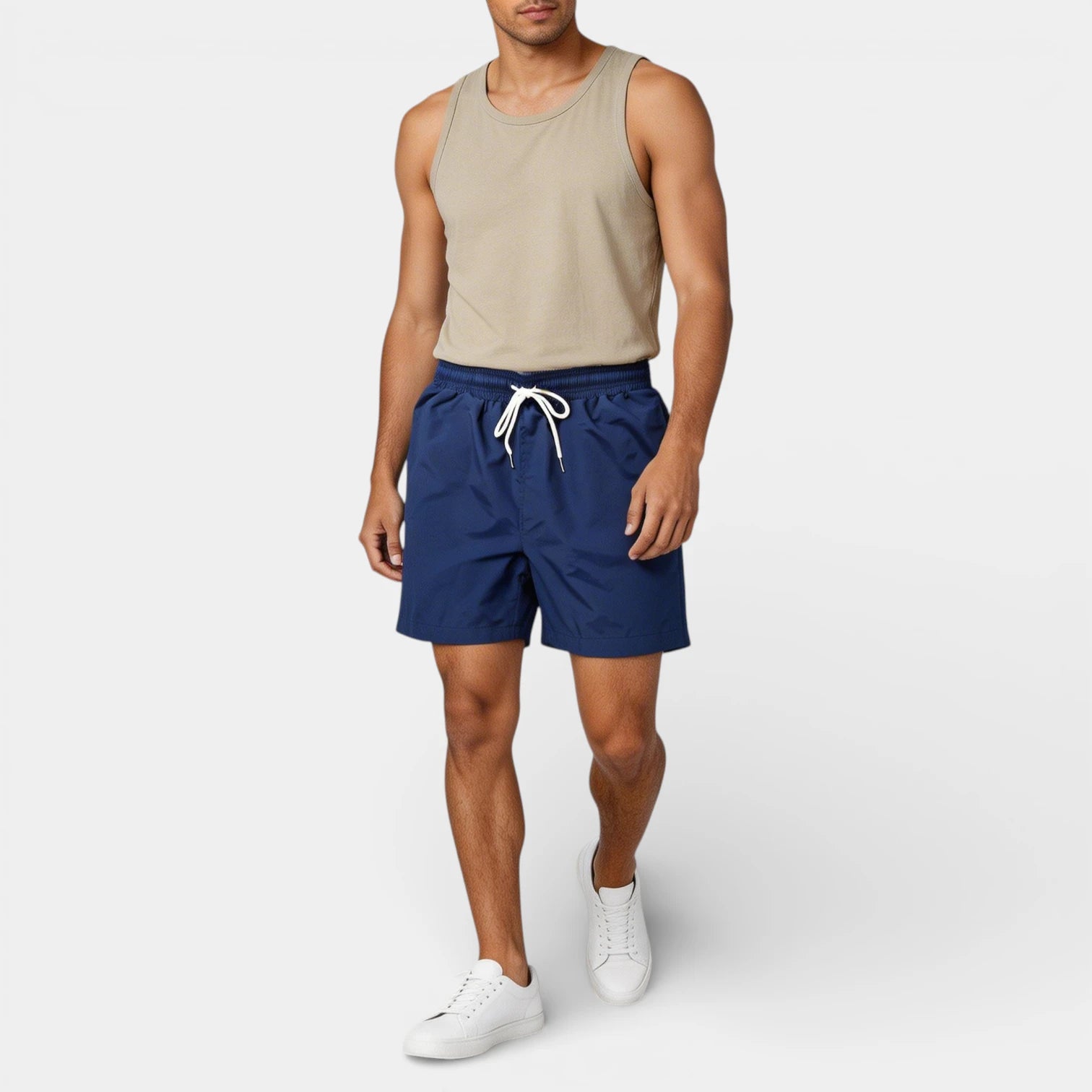 Drawstring Swim Shorts Quick-Dry for Men