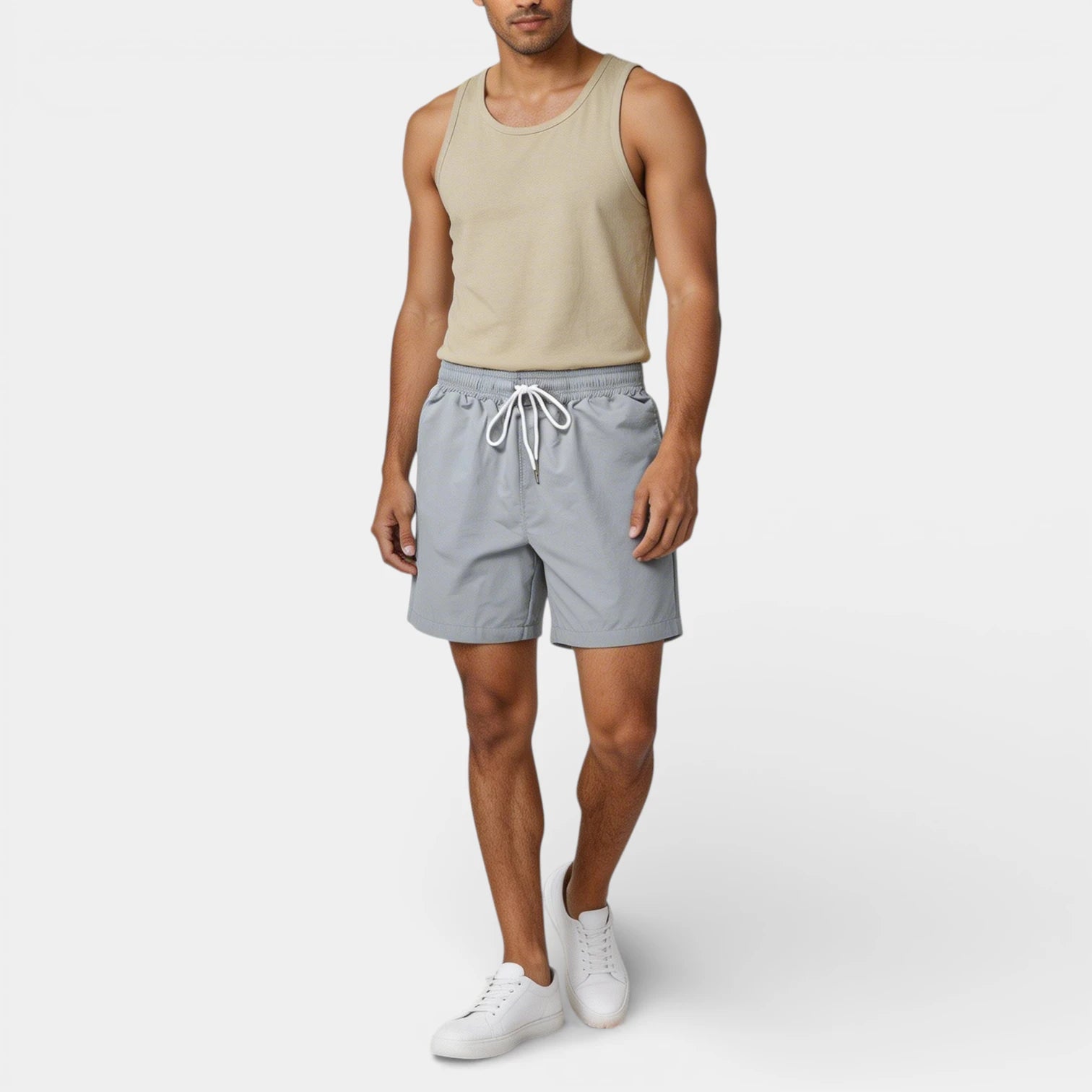 Drawstring Swim Shorts Quick-Dry for Men