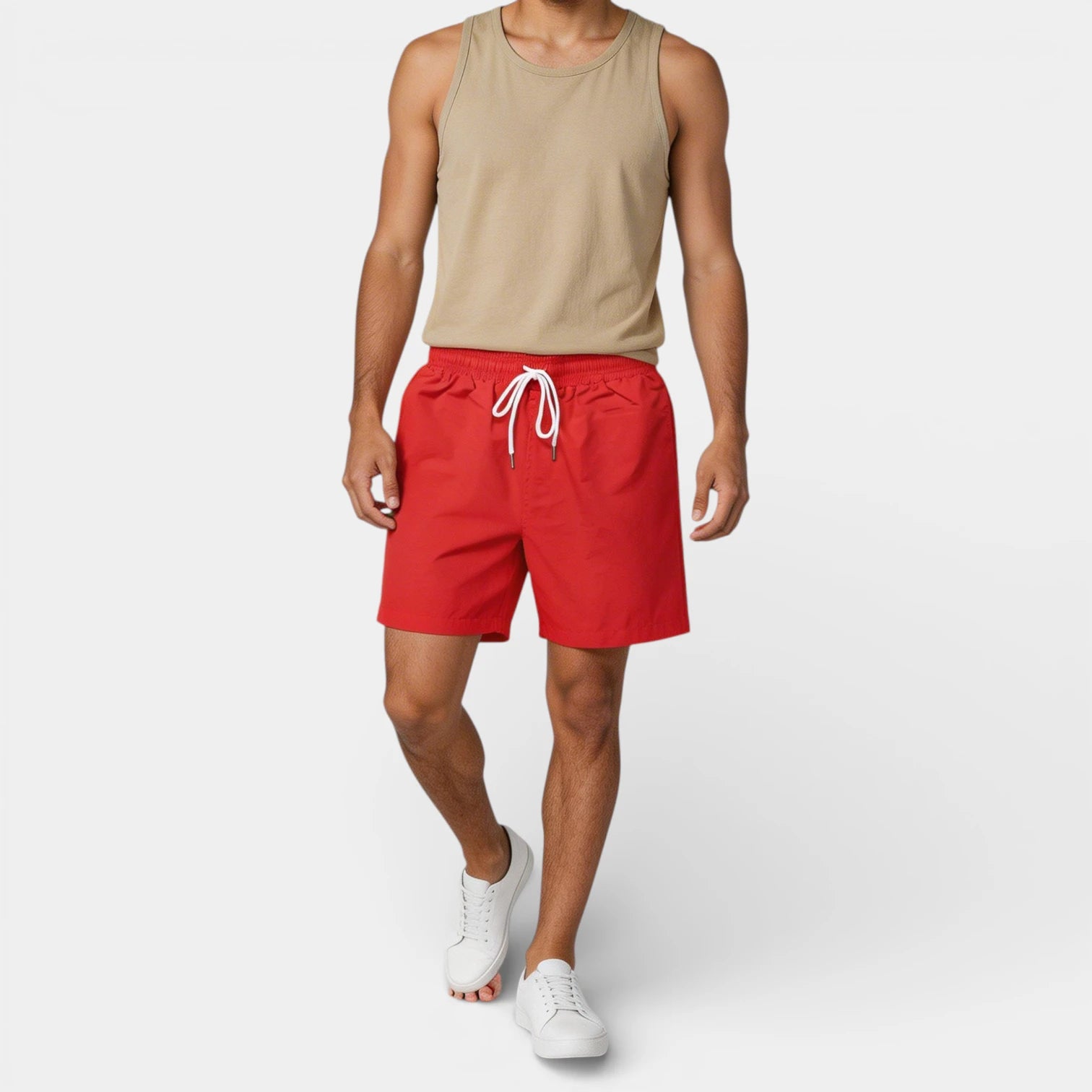 Drawstring Swim Shorts Quick-Dry for Men