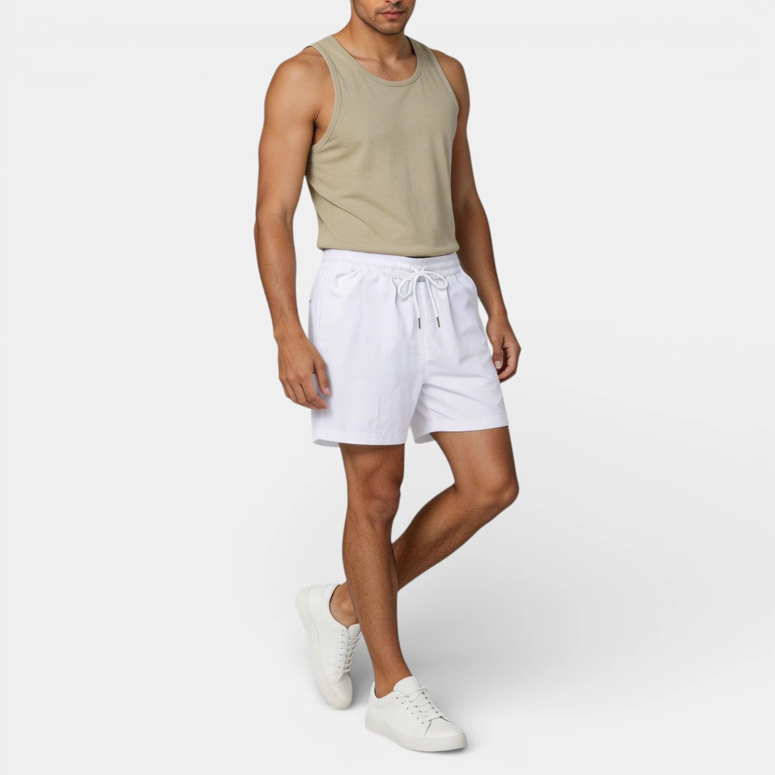 Drawstring Swim Shorts Quick-Dry for Men