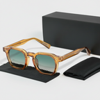 Square Frame Tinted Lens Sunglasses Full-Rim for Men