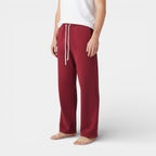 Knit Drawstring Pants Straight Leg Relaxed Fit for Men