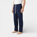 Knit Drawstring Pants Straight Leg Relaxed Fit for Men