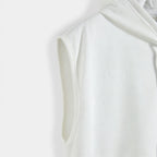 Sleeveless Drawstring Hooded Pullover Relaxed Fit for Men